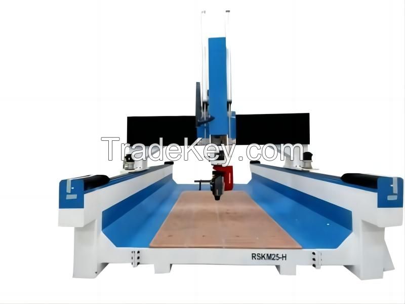 Advanced 5-Axis CNC Router for Precision Wooden Mold & Pattern Creation - RSKM25-H(2040)