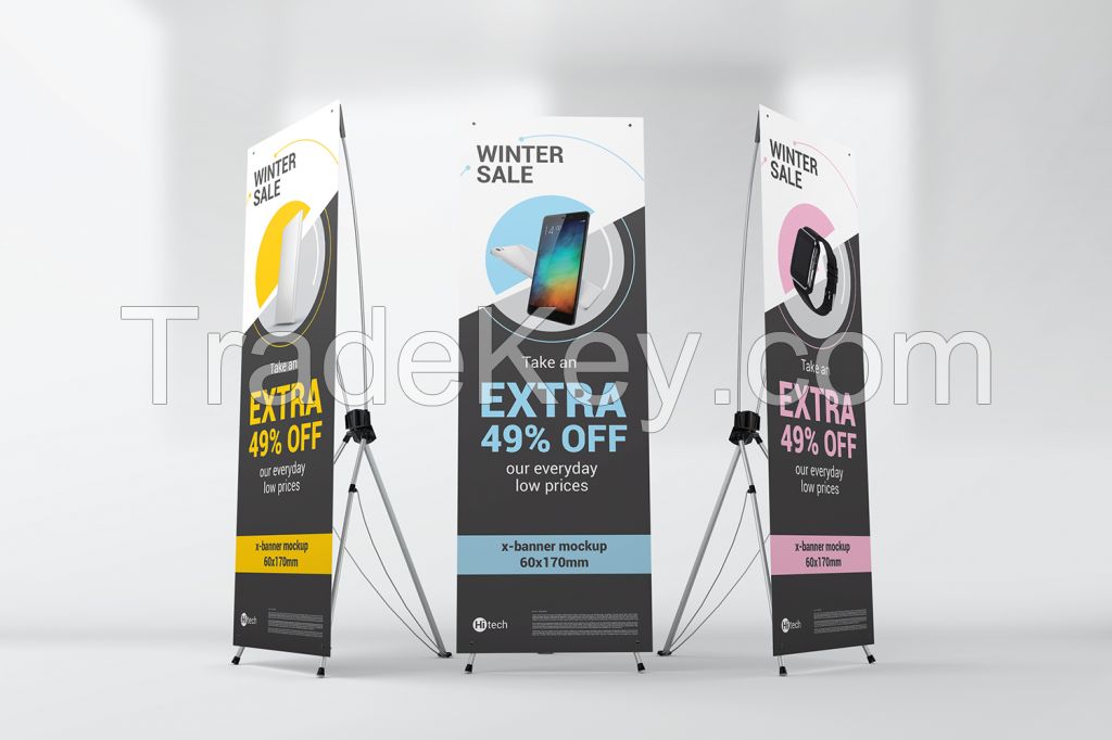 Adjustable X Banner Stand