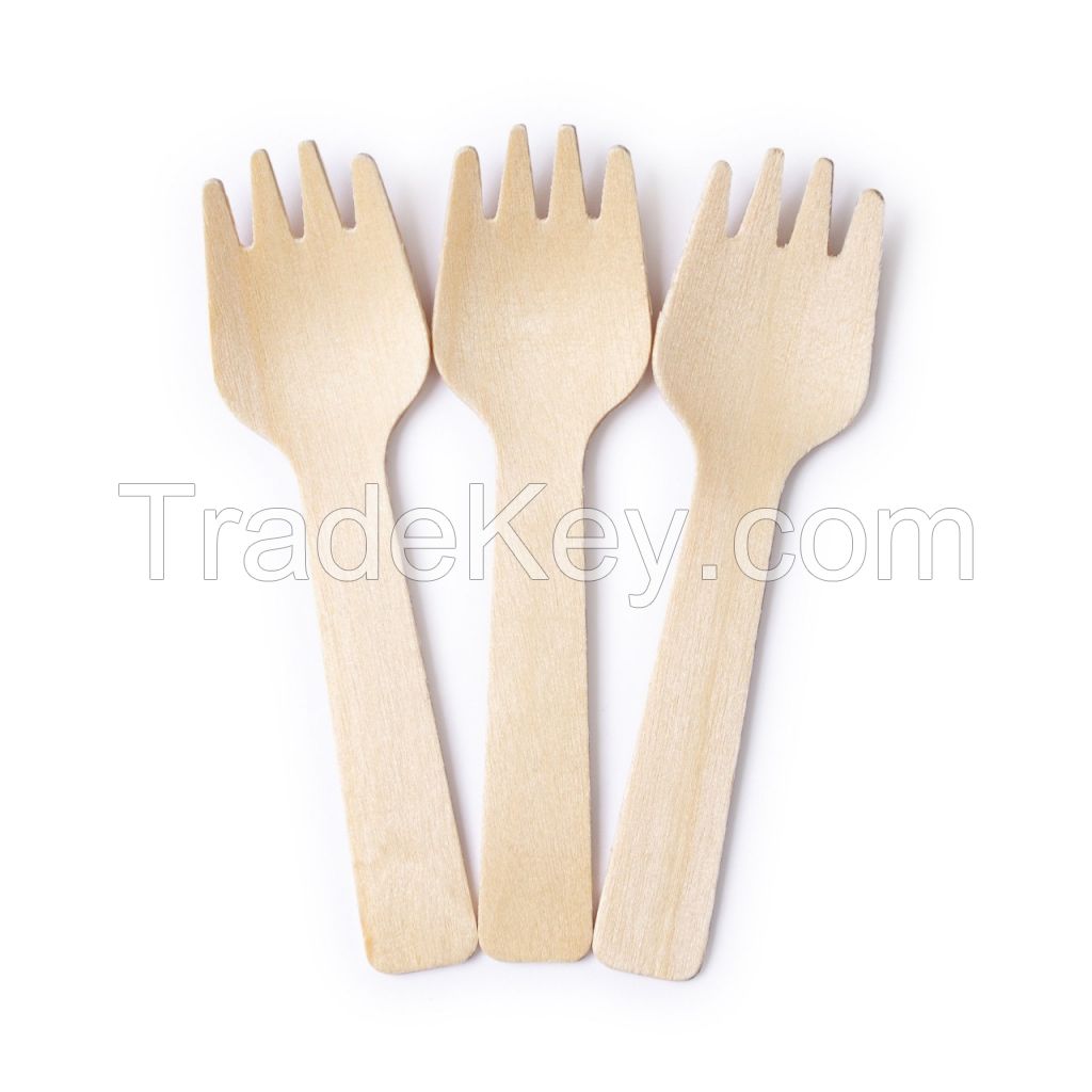 High Quality And 100% Natural Disposable Wooden Fork From Vietnam (8 4 9 3 3 6 6 5 3 4 6)