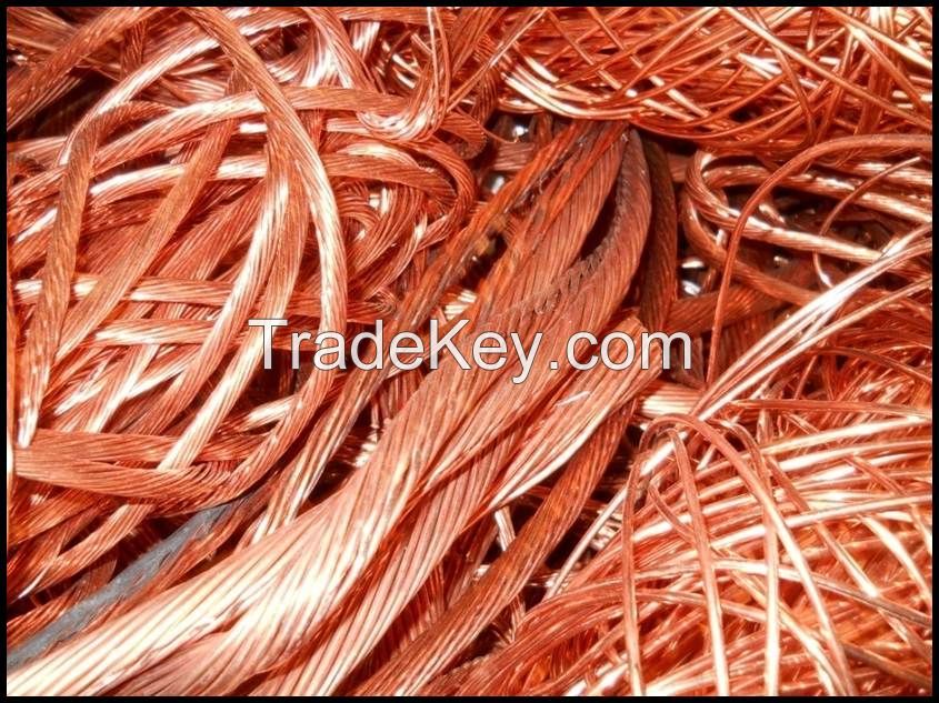 Direct Factory Copper Wire Scrap Copper Mill Berry Scrap 99.99%