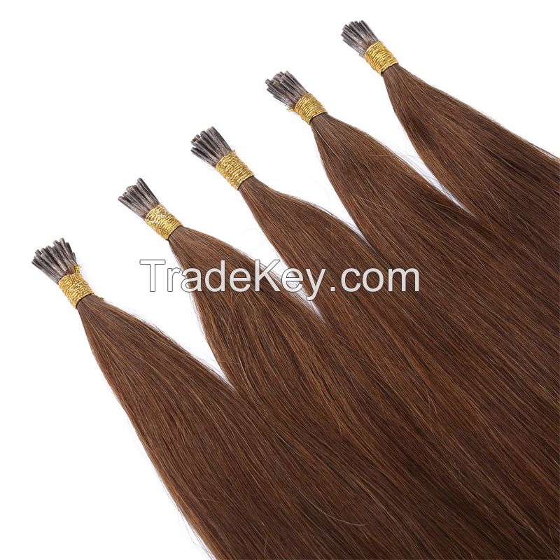 high quality prebonded hair extensions I tipped hair extensions stick hair 613#