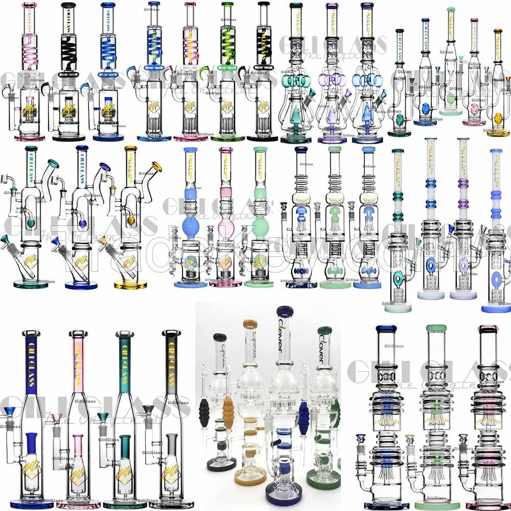 Glass Hookah Shisha Water Smoking Glass Pipes Bongs