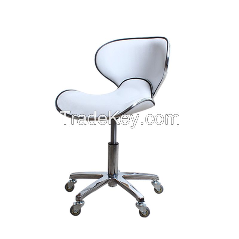 ANT SALONE EQUIPMENT Beauty Technician Black Salon Stool Task Chair