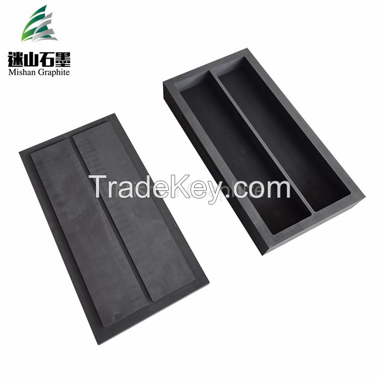 High density carbon graphite molds for gold melting