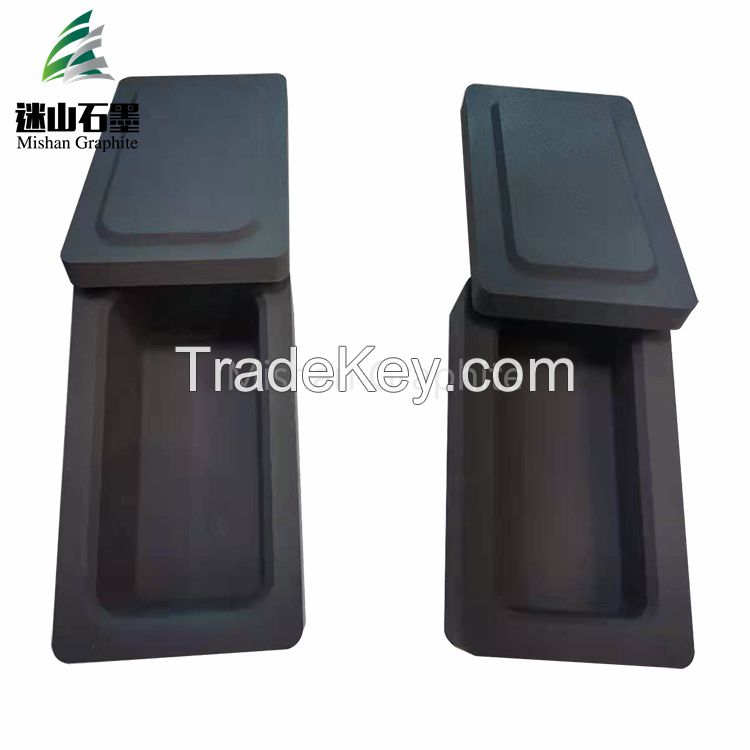 High density carbon graphite molds for gold melting