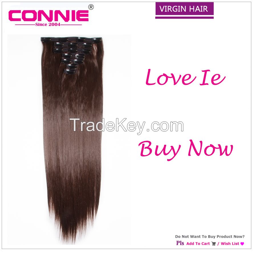 Clip Hair Human Hair Extension