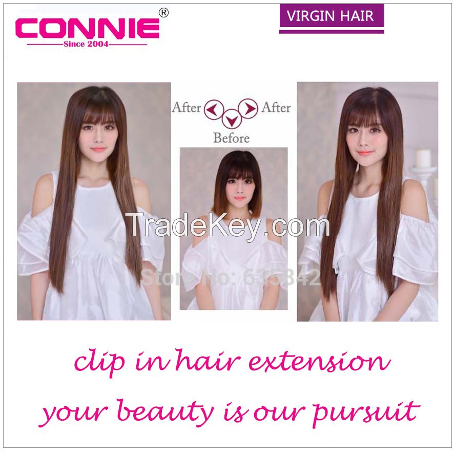 Clip Hair Human Hair Extension