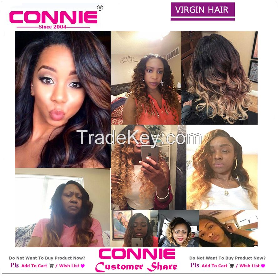 Affordable Price Full And Thick Ombre Virgin Hair Weave