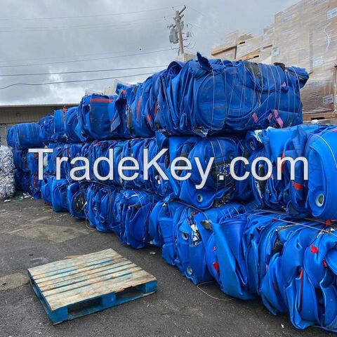 Hdpe Drums Blue Scrap Hdpe Plastic HDPE Drums Regrind Blue Flakes Natural