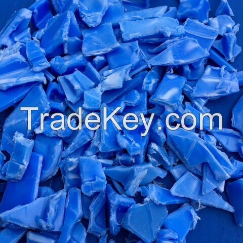 Hdpe Drums Blue Scrap Hdpe Plastic HDPE Drums Regrind Blue Flakes Natural