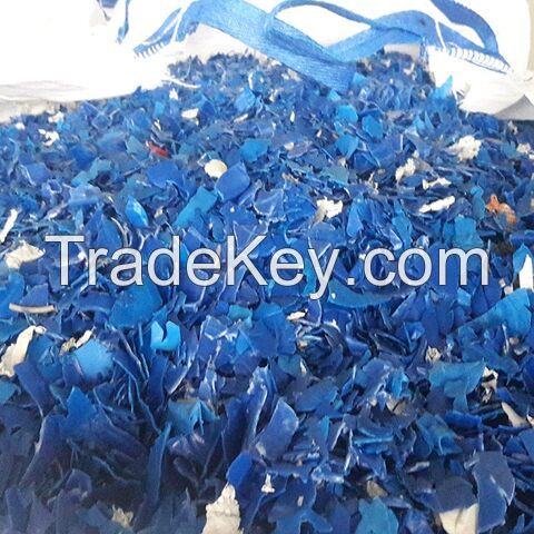 Hdpe Drums Blue Scrap Hdpe Plastic HDPE Drums Regrind Blue Flakes Natural