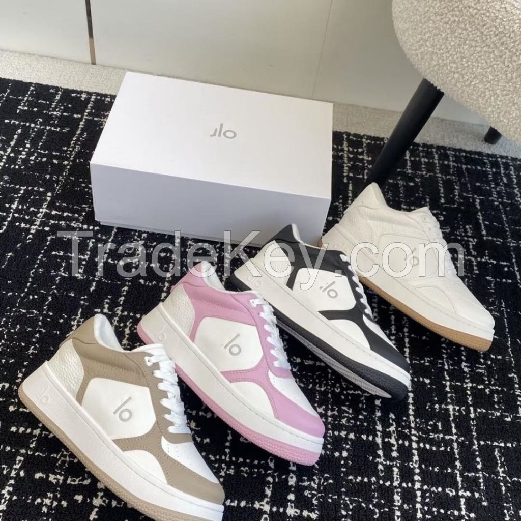 Designer Leather Alo Recovery Mode Sneaker Running Sports Low Pink Shoes