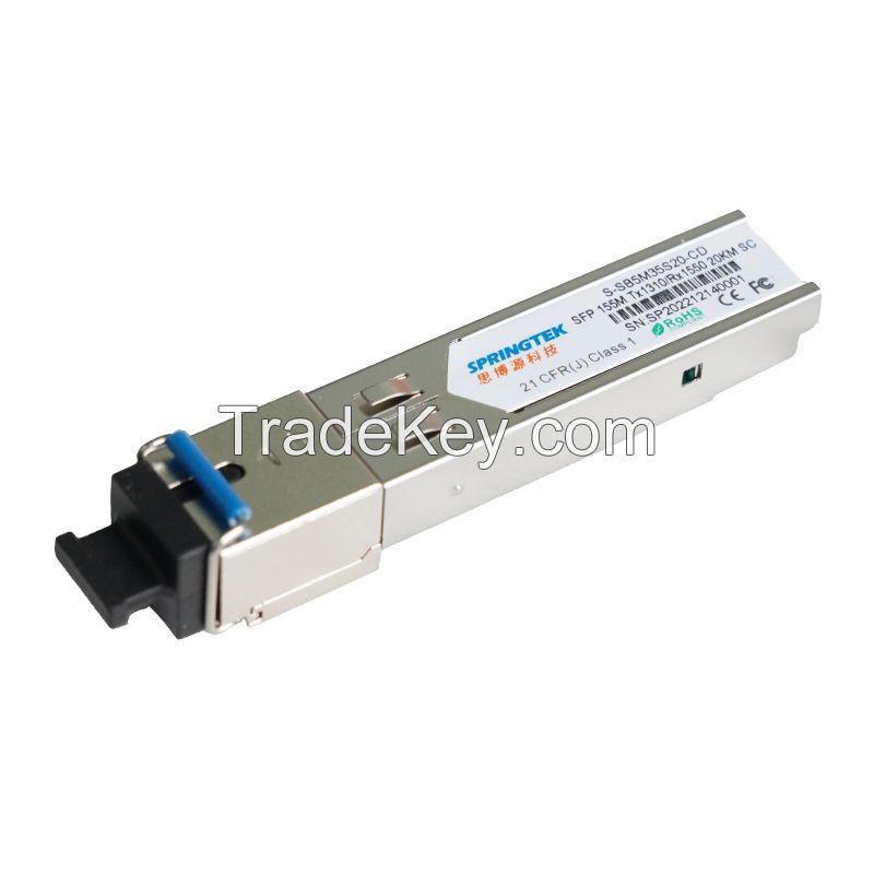 155M T1310/R1550nm 40km BIDI SFP Optical Transceiver Module