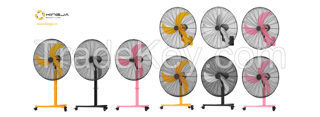 Quiet 36 inch standing up fan with silent operation and wheels