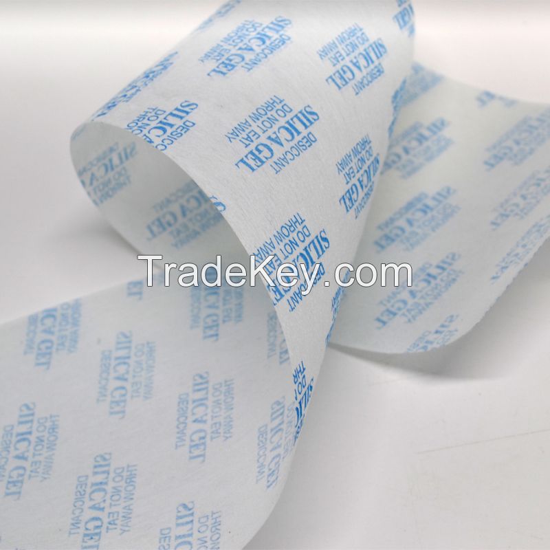 60gsm Lightweight Breathable Smoothy Surface Silica Gel Beads Packing Flat Non-woven Fabric