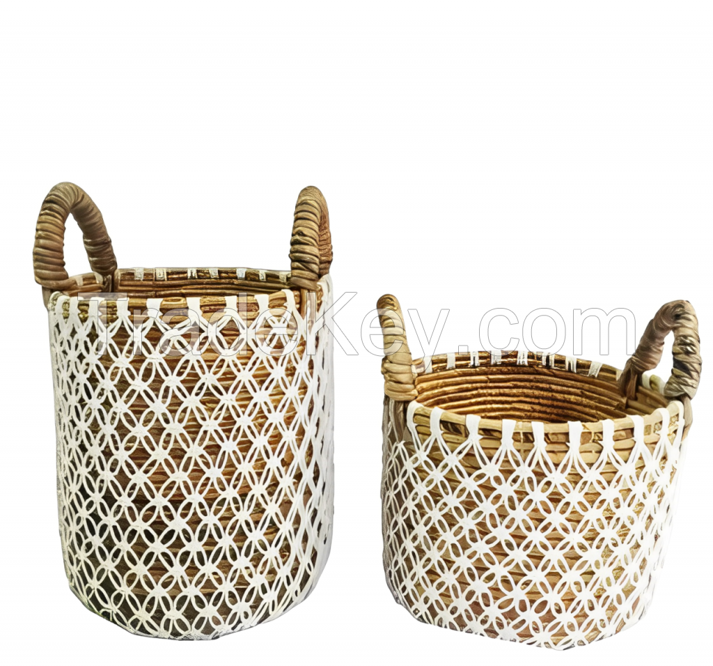 Kawung Basket from Banana Stem