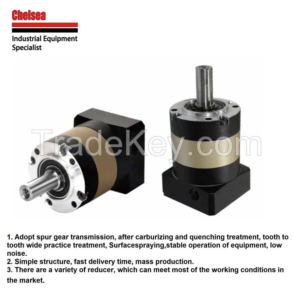 PLE80 High Precision Planetary Gearbox 19mm Input and 20mmOutput Shaft Ratio 4:1 to 100:1 Compact Low Backlash Gear Reducer for CNC Robotics and Automation