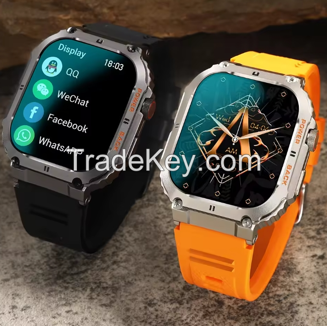 Custom logo hombre smartwatch 100+ sport modes BT call calorie consumption relojes inteligentes fashion K57 Pro men smart watch