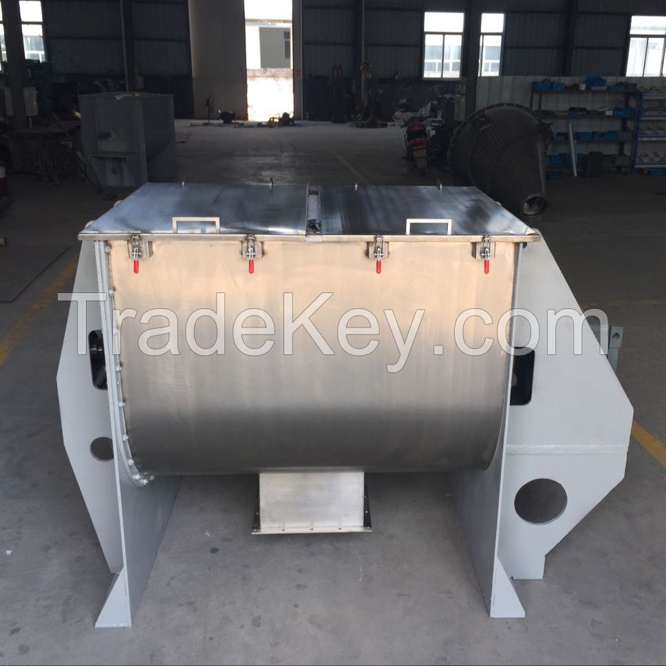 Horizontal Ribbon Mixer Ribbon Blender For Powder Material