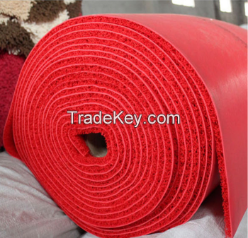 Factory Supply Anti Fatigue 1.2x12m Anti Slip Spaghetti PVC Coil Floor Mat Roll Carpet