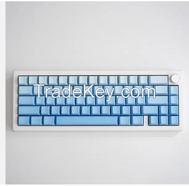 129 Keys Fog Blue Side Engraved Keycap OEM Profile Keycaps For MX Switch Mechanical keyboard keycaps Letters On Side Key Caps