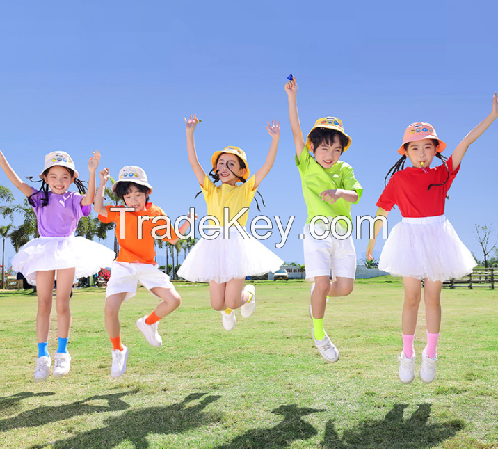 Cute performance costumes for children, kindergarten uniforms, summer sweet, large class graduation photos, elementary school uniforms, class uniforms