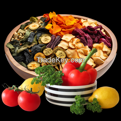 FREEZE DRIED VEGETABLES AND FRUITS