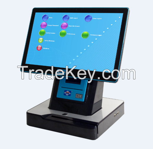 Touch pos machine with good quality AB-9100 with LED8