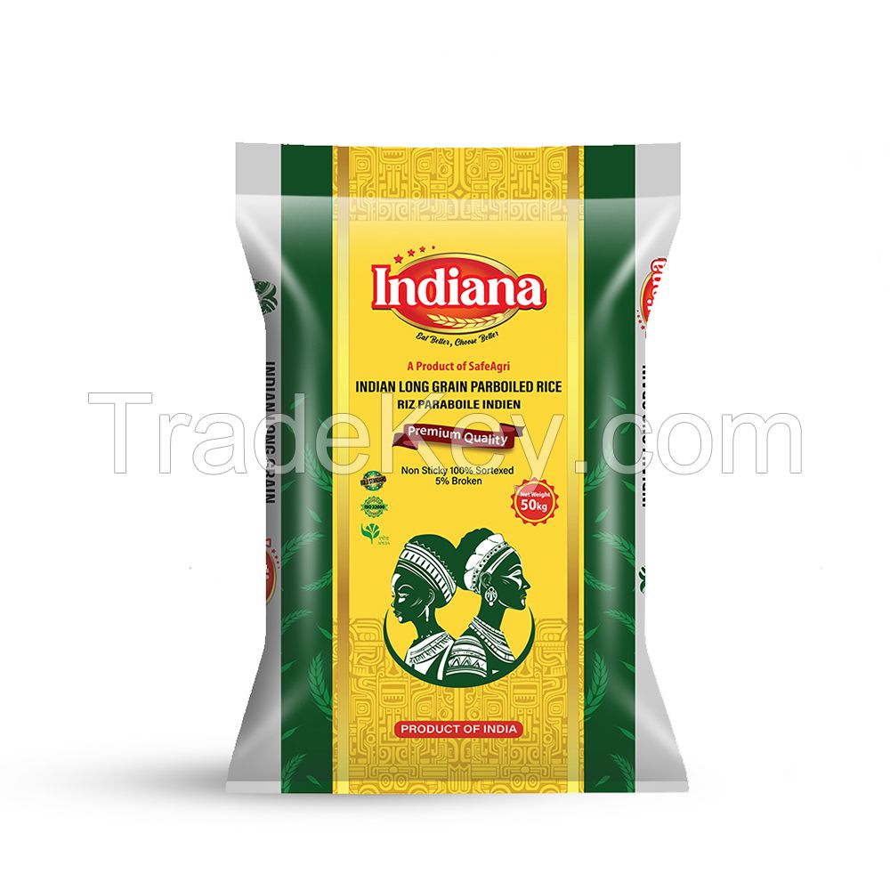 Indian Brand Extra Long Grain parboiled Rice - 50kg