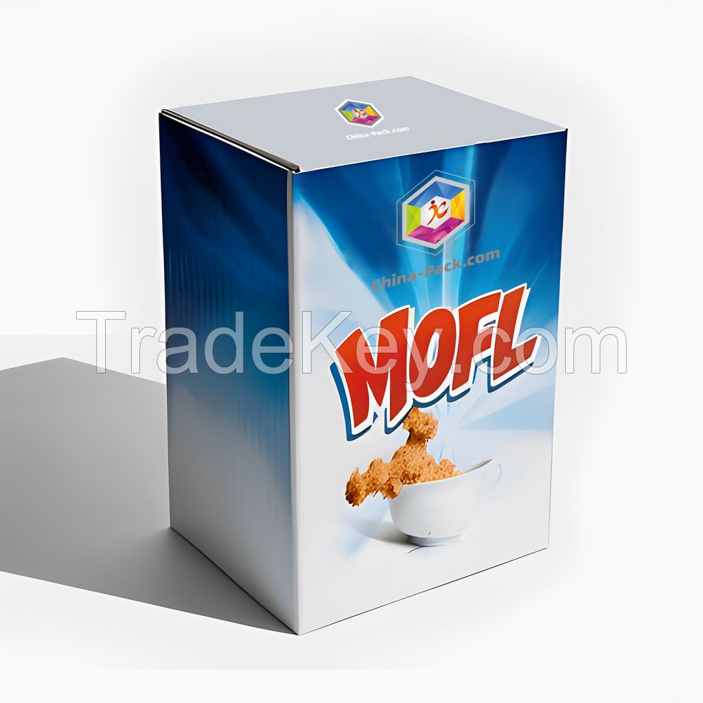 Customised cereal packaging box