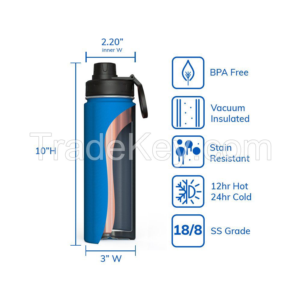 stainless steel vacuum insulated flask