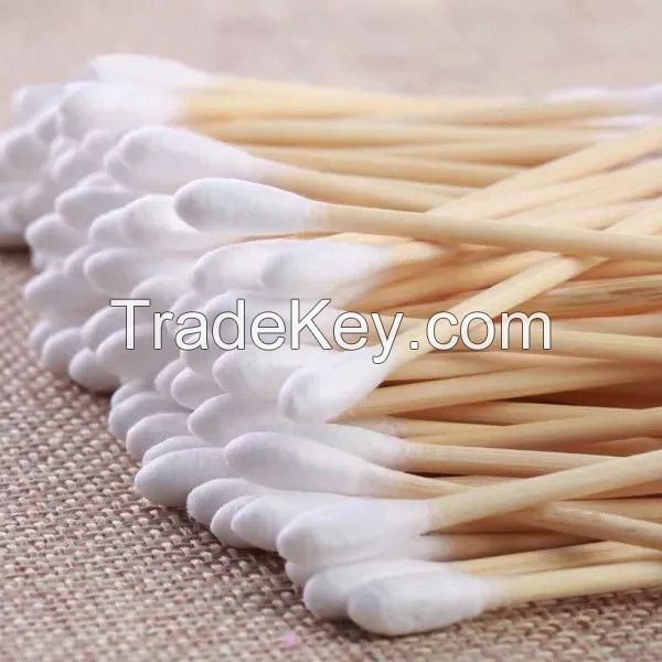 OEM Quality Cotton Swab, Bamboo/Paper/Plastic Stick