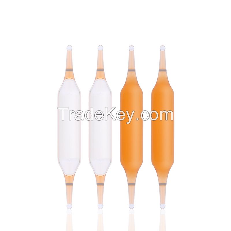 2ml European standard ampoule bottle Korean blood orange two pointed glass ampoule small essence solution bottle wholesale