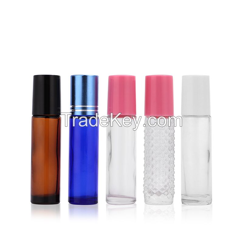 5ml tawny transparent ball bottle perfume essential oil separate bottle blue 6ml ball bottle green