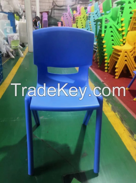 Durable Teal Aqua Industrial Stackable Plastic Dining Chair Safe Quality School Hospital Furniture for Outdoor Staircase Use