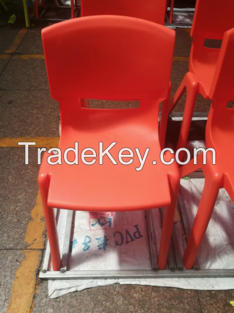 Durable Teal Aqua Industrial Stackable Plastic Dining Chair Safe Quality School Hospital Furniture for Outdoor Staircase Use