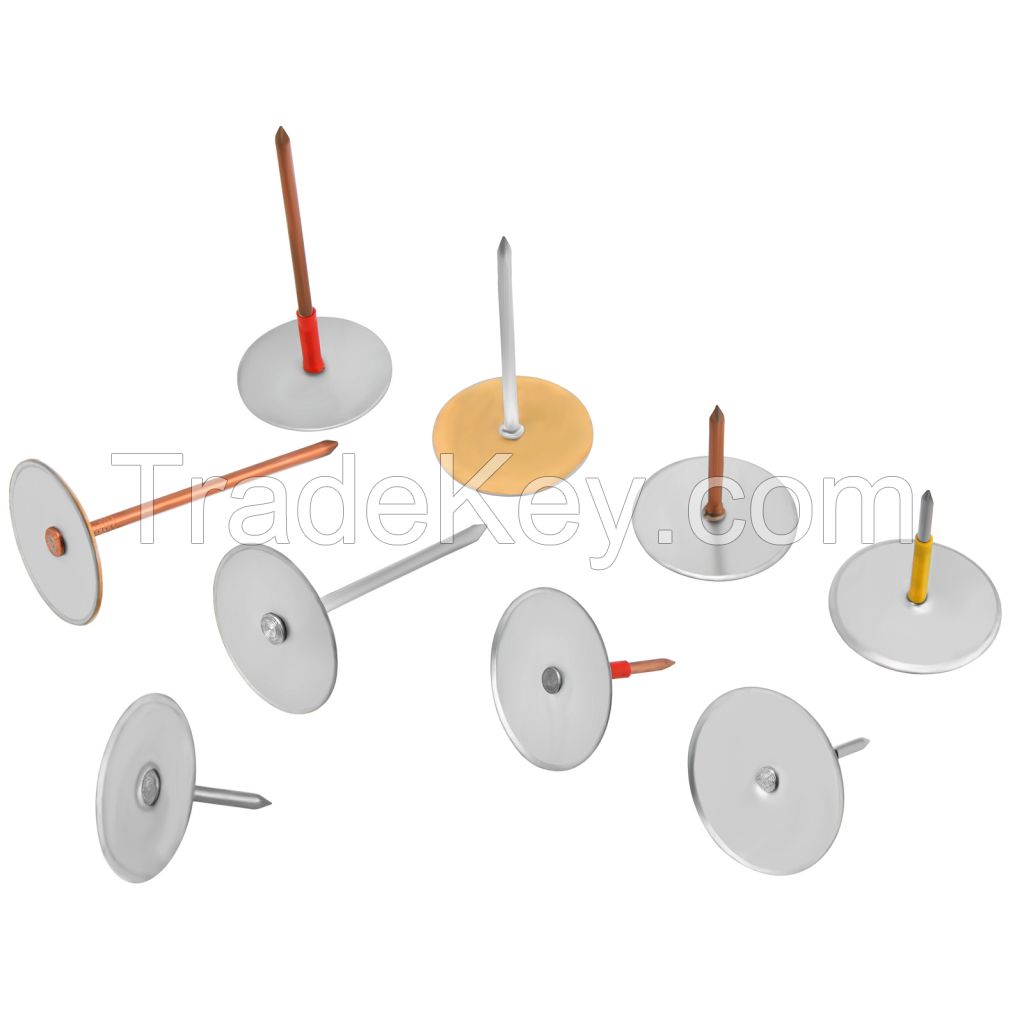 mild steel insulation material fasteners cup head pin