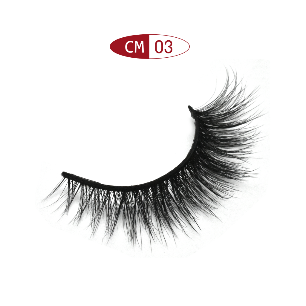 Cruelty free faux mink hair 3d lashes CM03-3D03