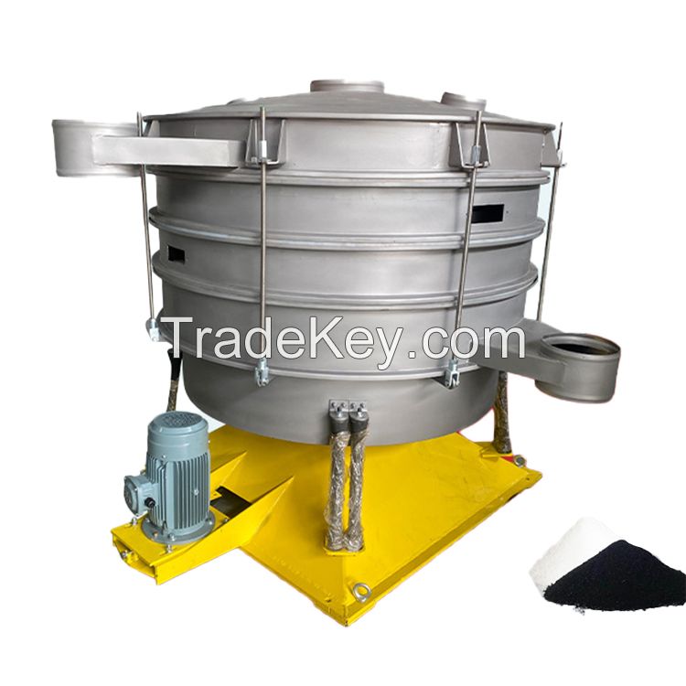 Hot selling food grade vibration sifter rice sieving machine automatic tumbler vibrating screen