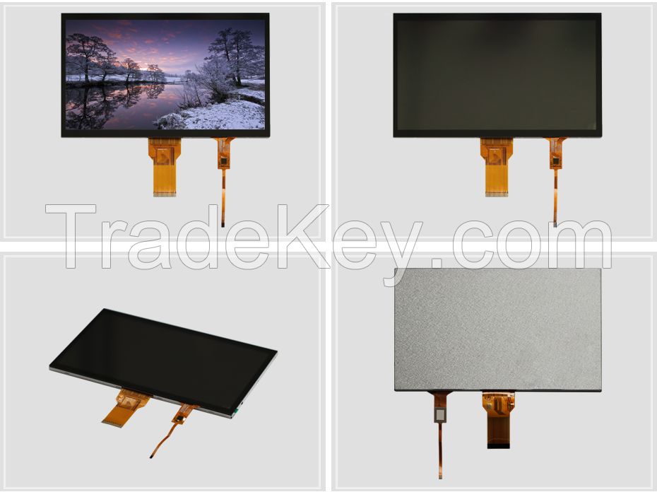 7.0 inch TFT LCD Screen 1024x600 LVDS 40pin optional touch Industrial LCD display