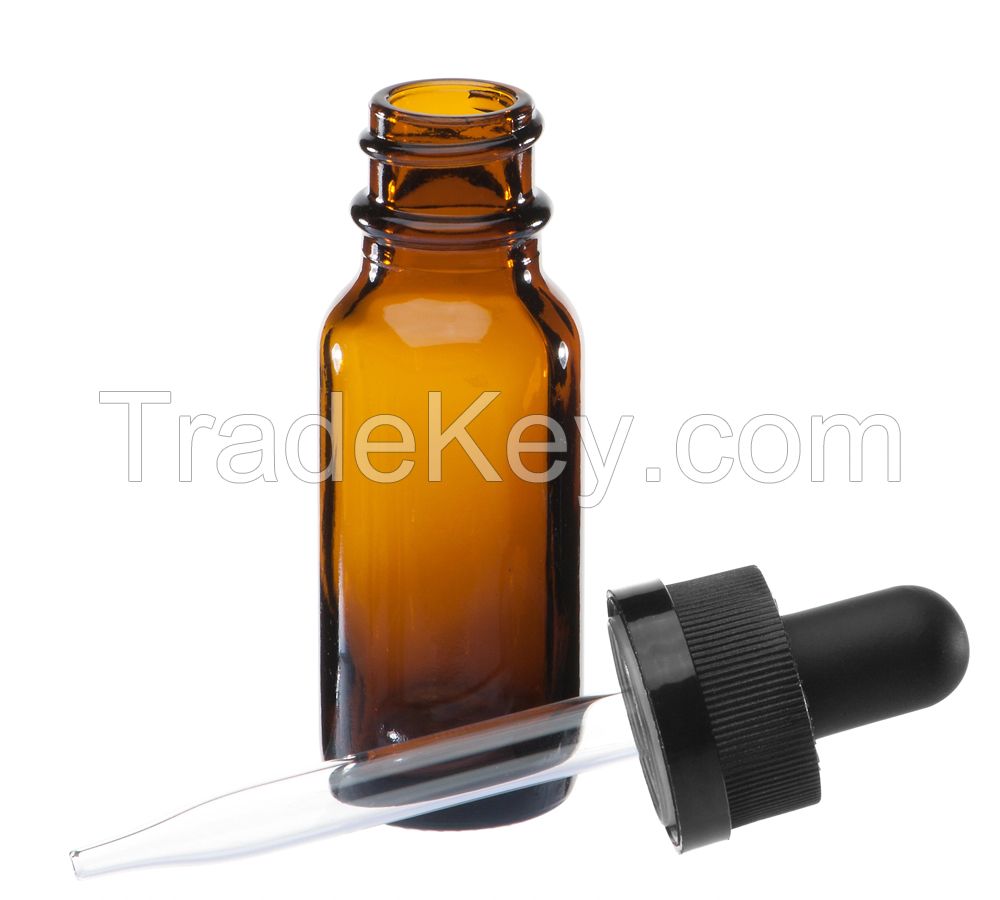 Pharmaceutical Glass Bottles boston round essence oils perfume bottles