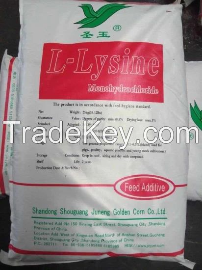 Meihua /Fufeng/Eppen /Dongxiao Brand Feed Grade 98.5% L-Lysine HCl