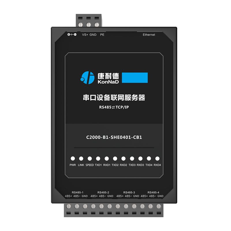 High Quality RS485 Ethernet Converter 4-channel Modbus TCP RTU Long Range Data Collection Device