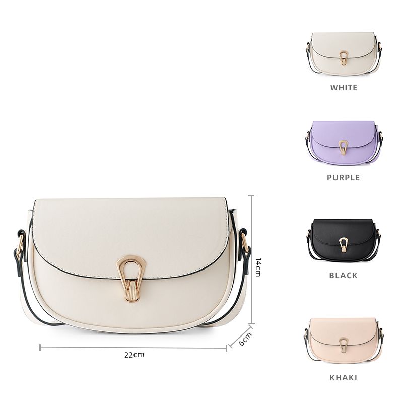 Factory oem fashion round saddle bags for lady, luxury cross body small bags handbags for women