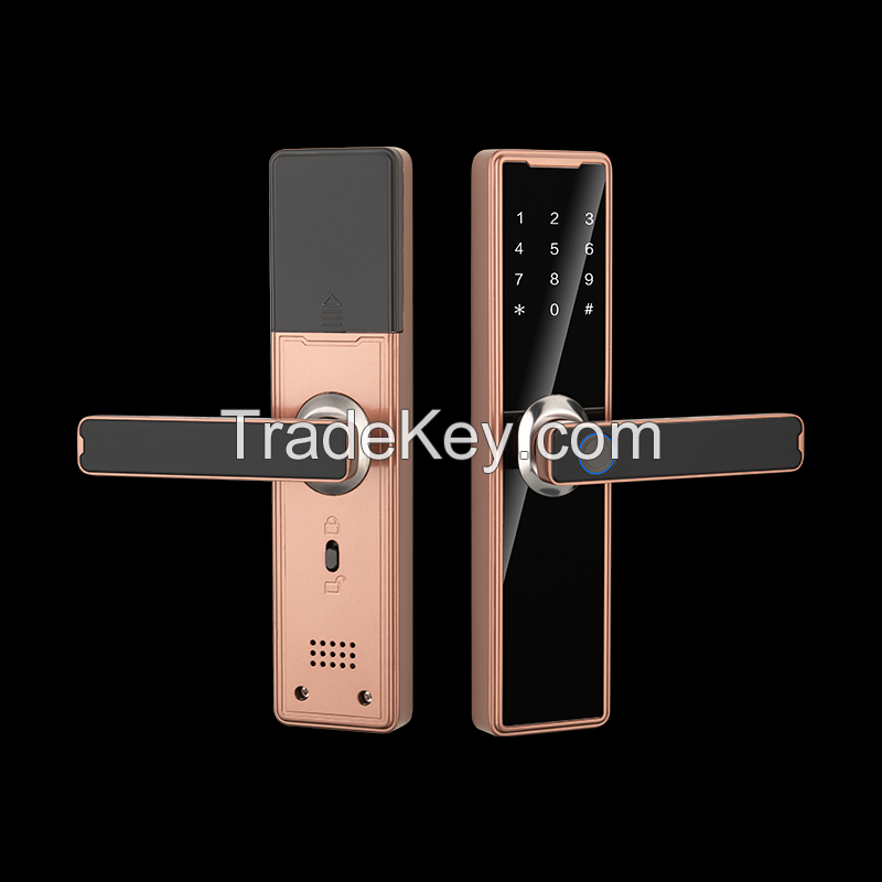 Kastilho Protect Smart Door Lock: T4 Fingerprint-Protected Lock with Wear-Resistant, Aesthetic Design, Quick Response, and Child-Friendly Biometrics