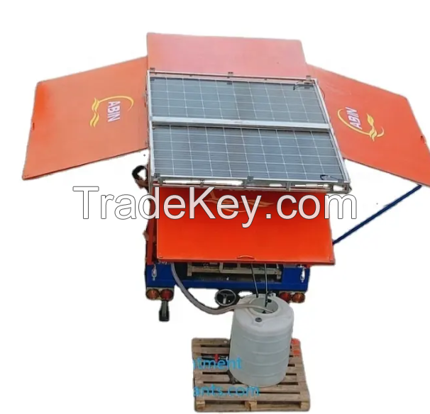 Tube well water purification system trailer mobile water purification plant solar powered mobile water purification systems