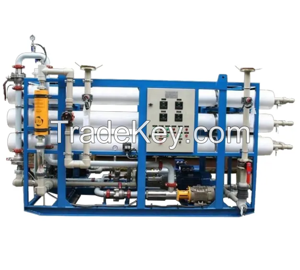 Solar industrial brackish salty well sea water desalination machines price swro seawater desalination machine for island hotels