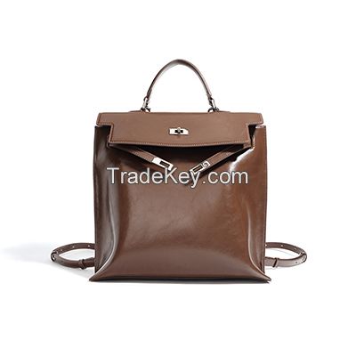 Fall/Winter Women's Tote & Shoulder Backpack | Biobased Vegan Leathe
