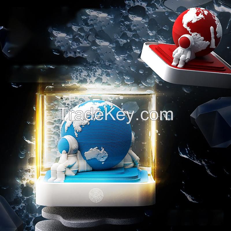 3D Paper Sculpture Calendar With Light