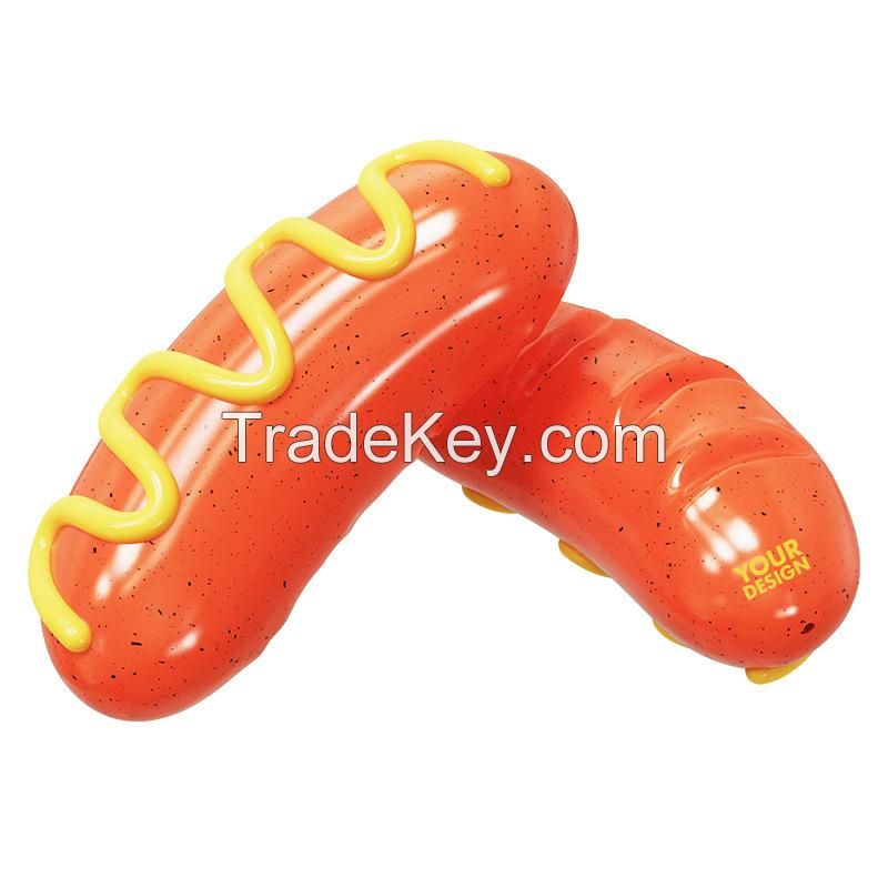 Hot Dog Shape Dog Chew Toy